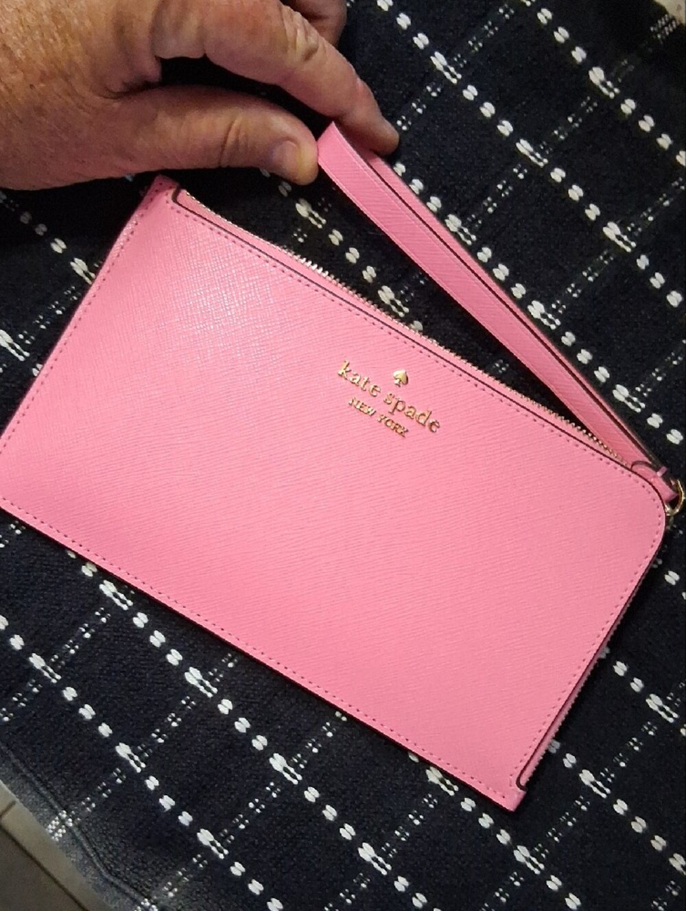 kate spade Pink Saffiano Wristlet Clutch.NWOT - Picture 10 of 10